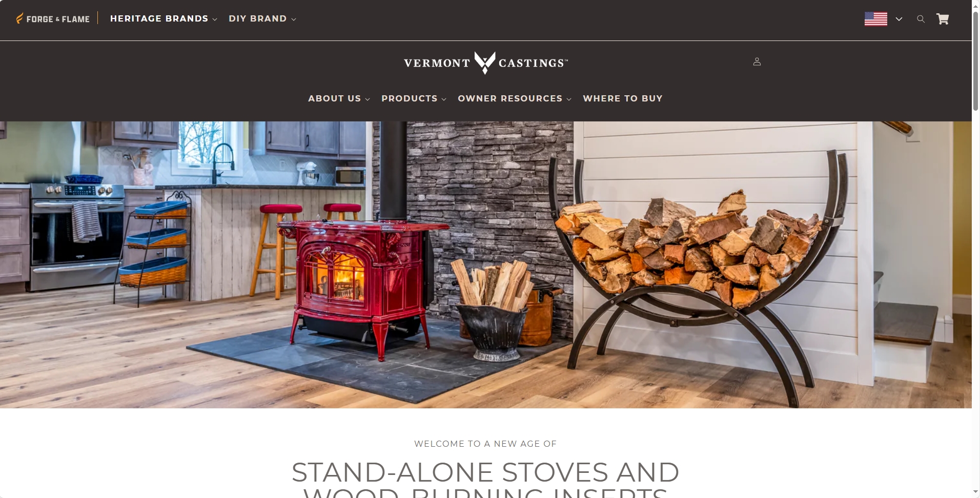 美国Vermont Castings （佛蒙特铸造）壁炉 | Vermont Castings Fireplaces