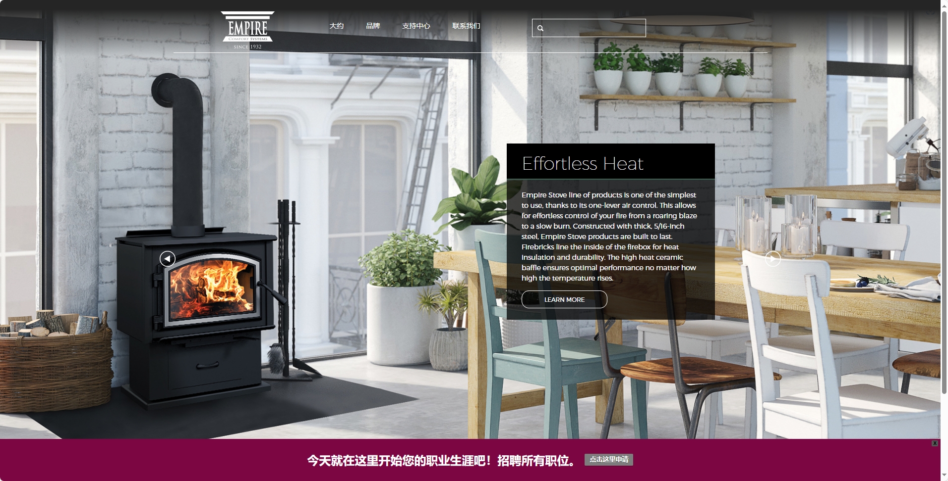 美国Empire Comfort Systems （帝国舒适系统）壁炉 | Empire Comfort Systems Fireplaces