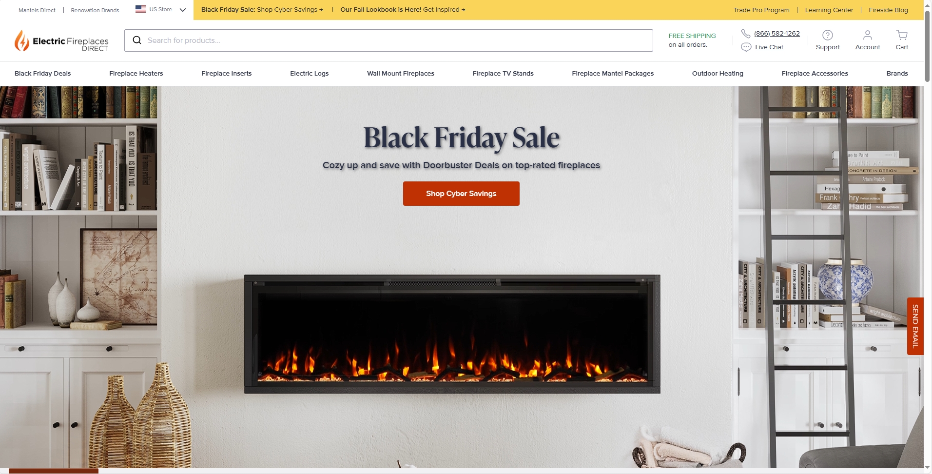 美国Electric Fireplaces Direct （电壁炉专家）壁炉 | Electric Fireplaces Direct Fireplaces